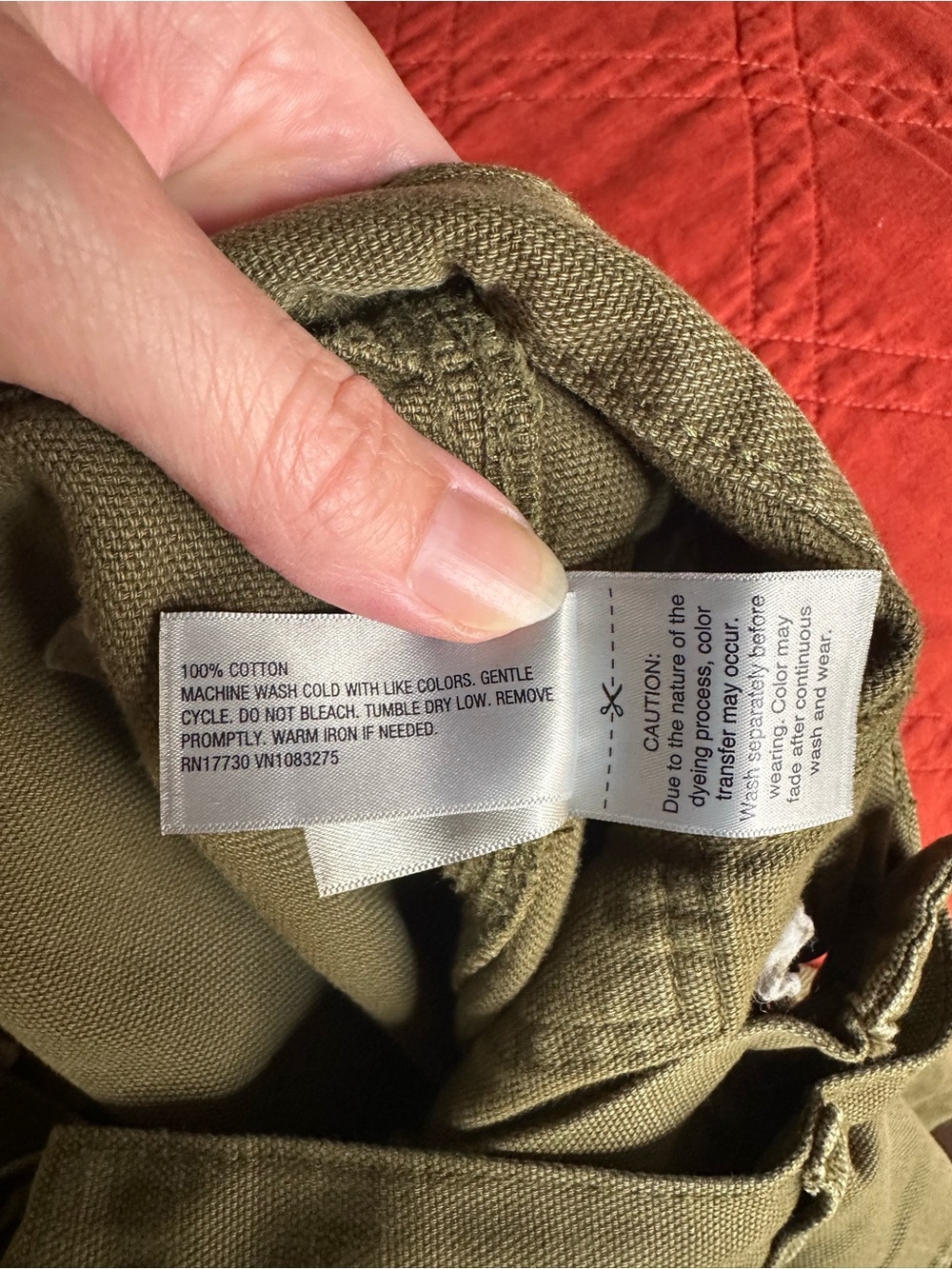 Universal Thread Olive Green Utility High-Waist Barrel Pants - Picture 12 of 12